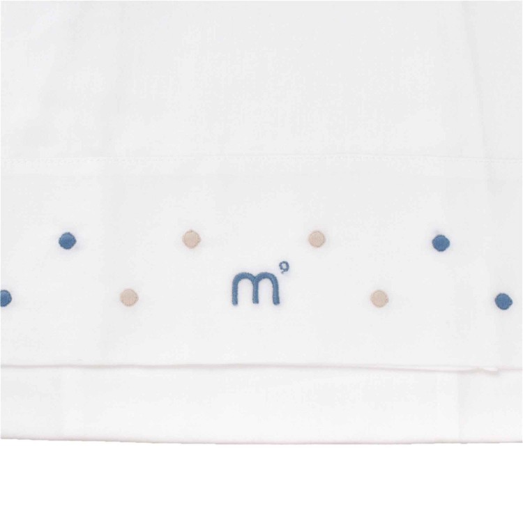 MARLU' Set lenzuolino con dettagli oceano neonato