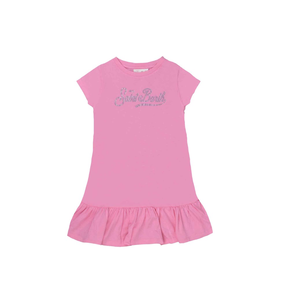 SAINT BARTH Abito rosa con...
