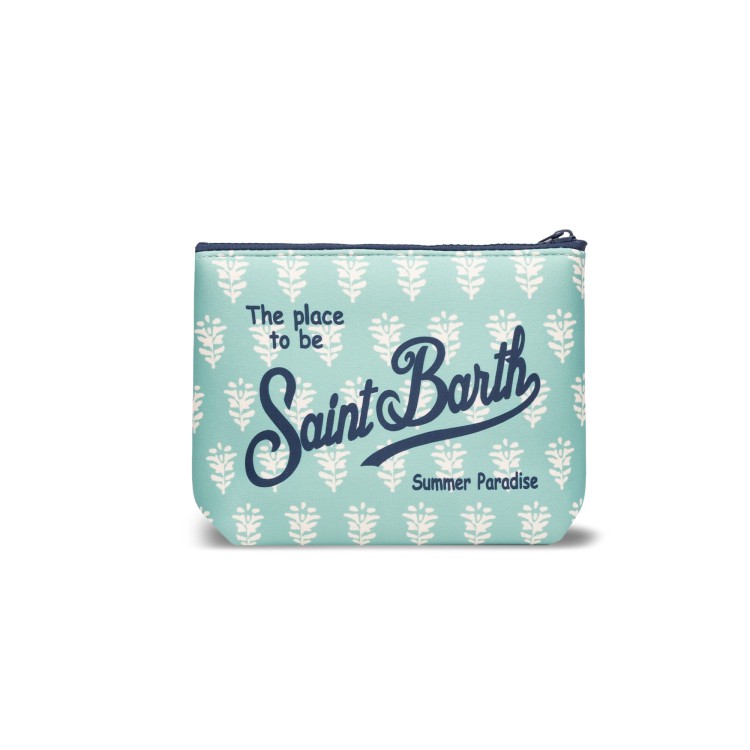 SAINT BARTH Pochette salvia con fiori bambina