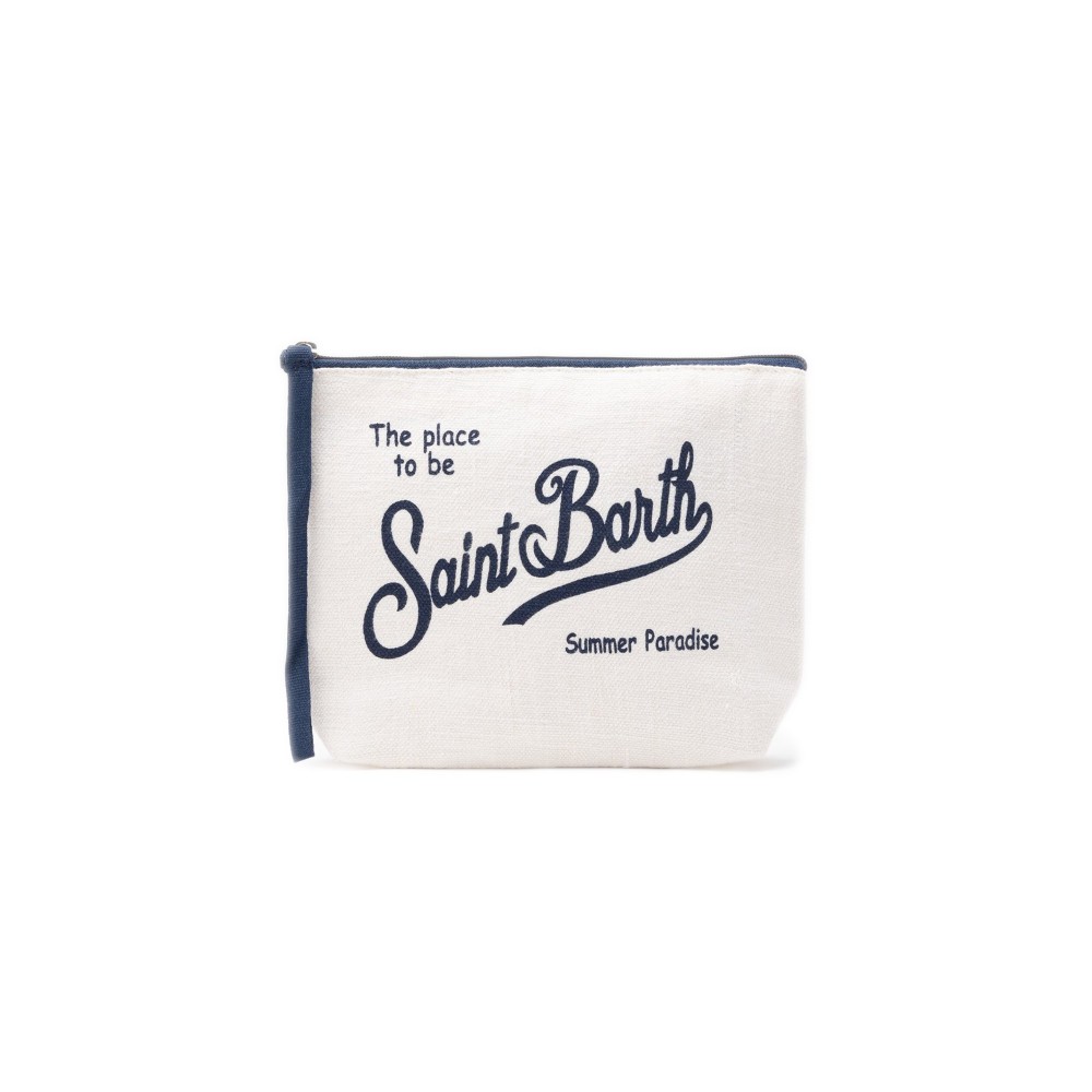 SAINT BARTH Pochette bianca...