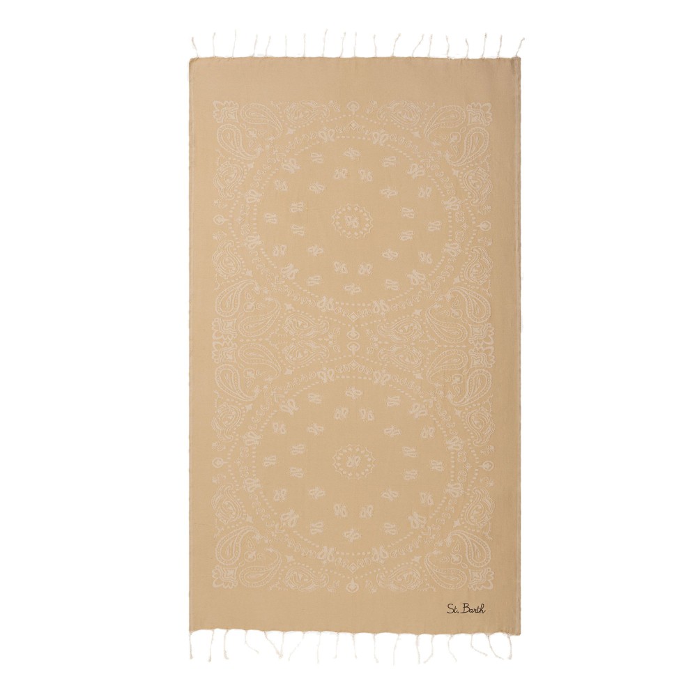 SAINT BARTH Telo mare beige...