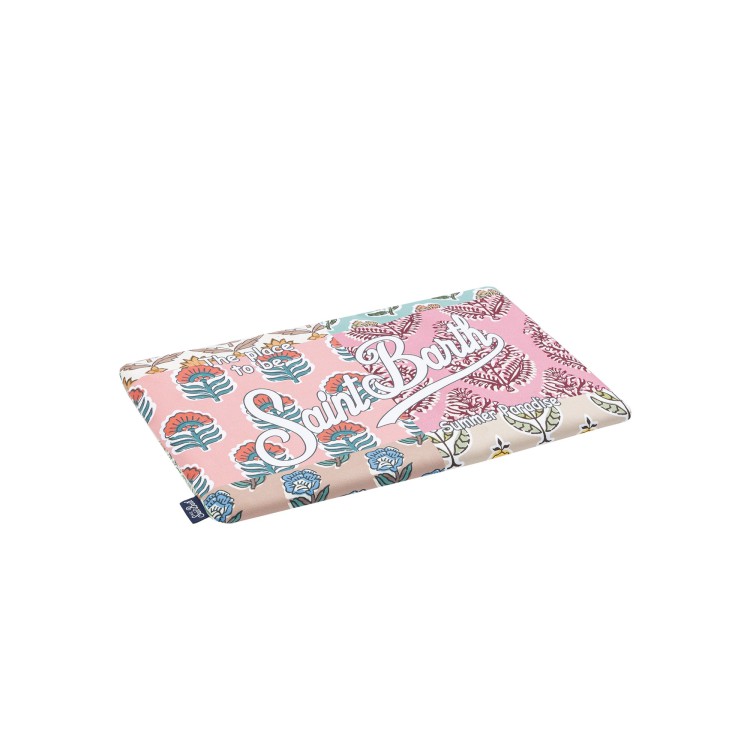 SAINT BARTH Telo mare patchwork multicolore bambini