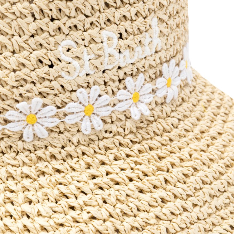 SAINT BARTH Cappello bucket Polly con margherite bambina