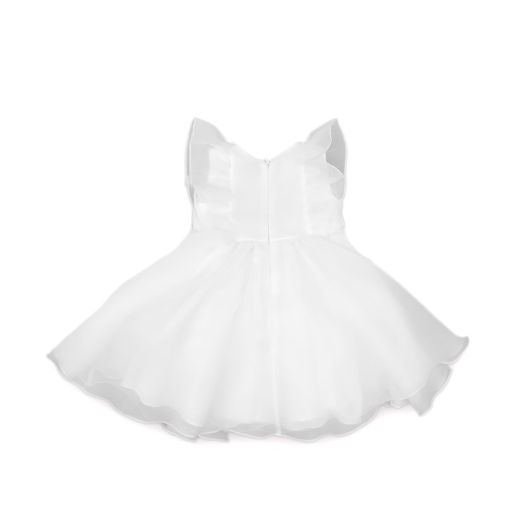 MARLU' Vestito bianco elegante neonata