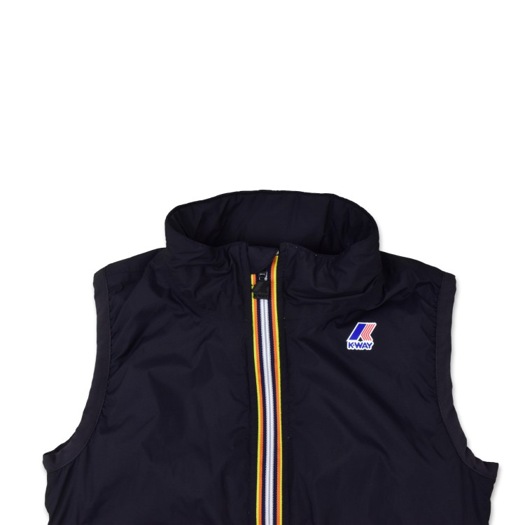K-WAY Gilet nero senza cappuccio bambini