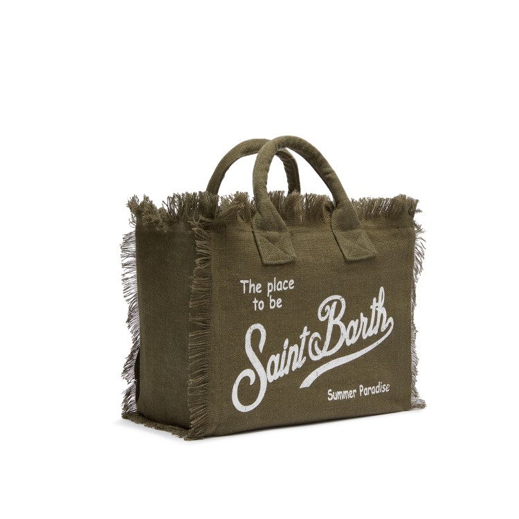 SAINT BARTH Borsa Colette verde militare bambina