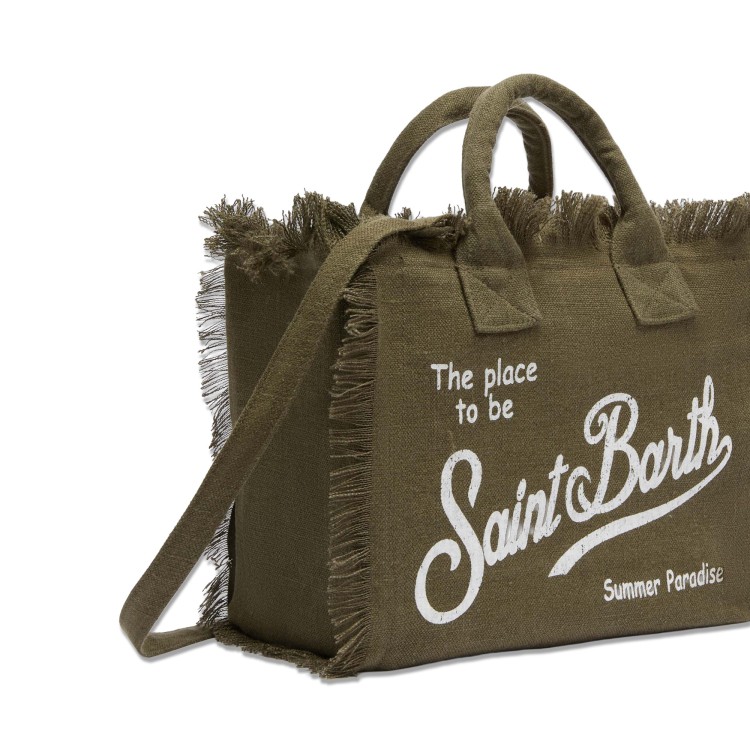 SAINT BARTH Borsa Colette verde militare bambina