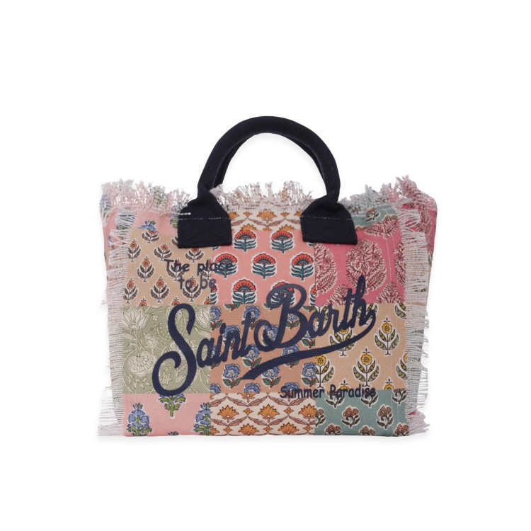 SAINT BARTH Borsa Colette patchwork multicolor floreale bambina
