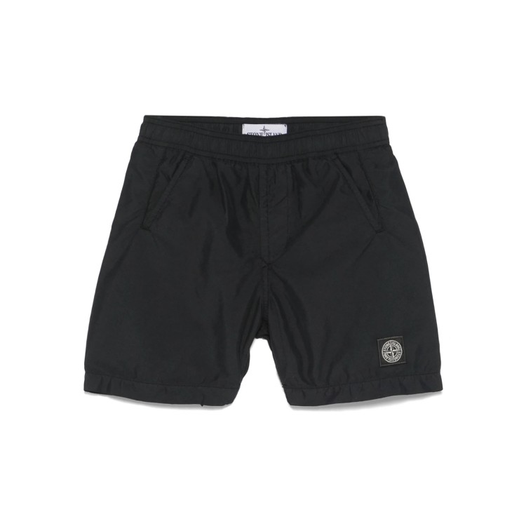 STONE ISLAND Boxer mare neri con logo