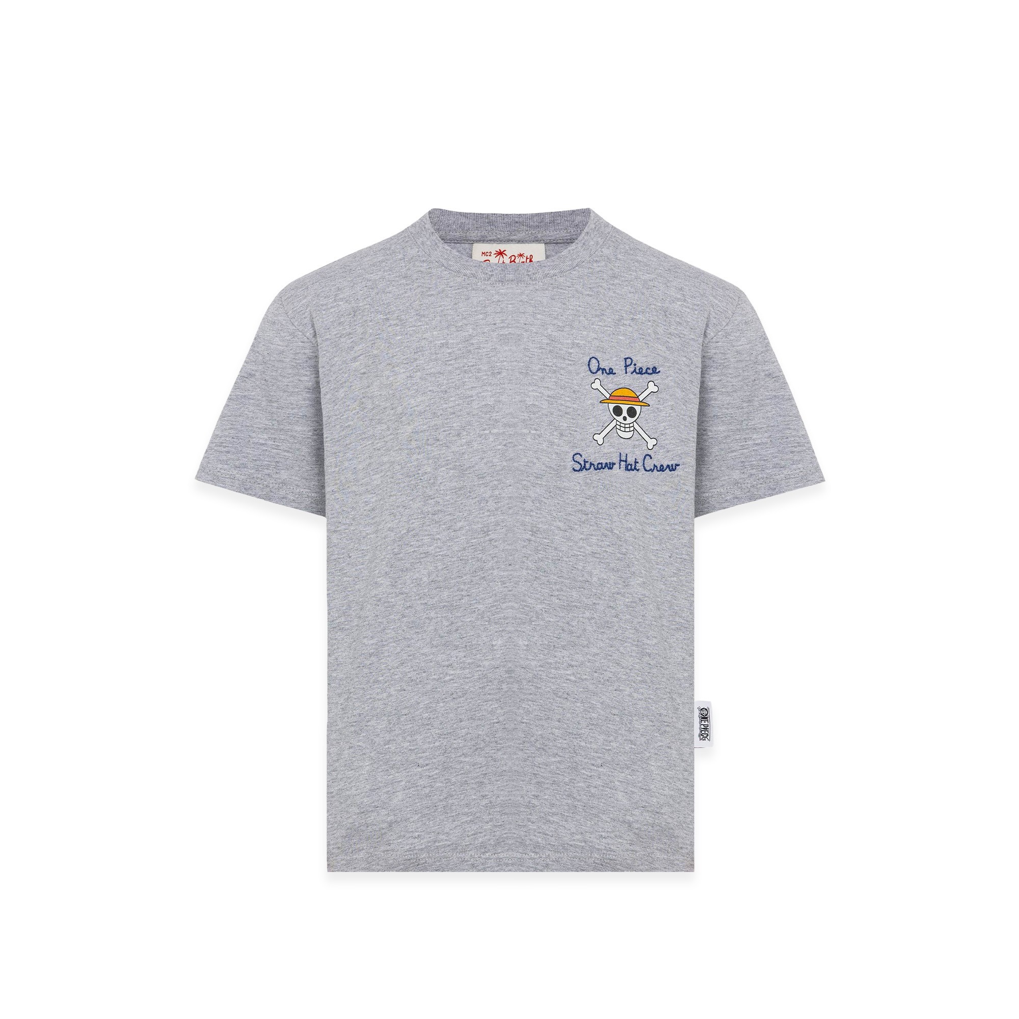 SAINT BARTH T-shirt grigia One Piece Luffy bambini
