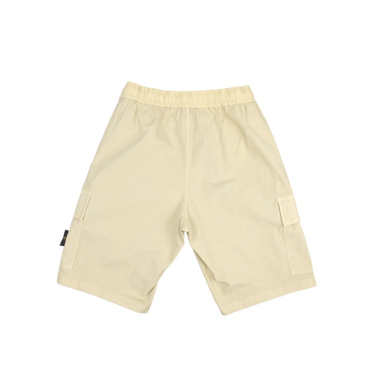 STONE ISLAND Bermuda sabbia loose fit bambino