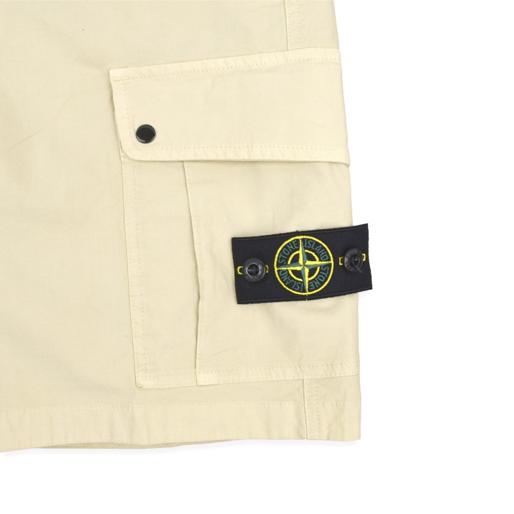 STONE ISLAND Bermuda sabbia loose fit bambino