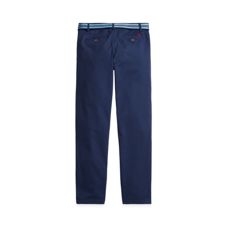 RALPH LAUREN Pantaloni navy slim fit bambino