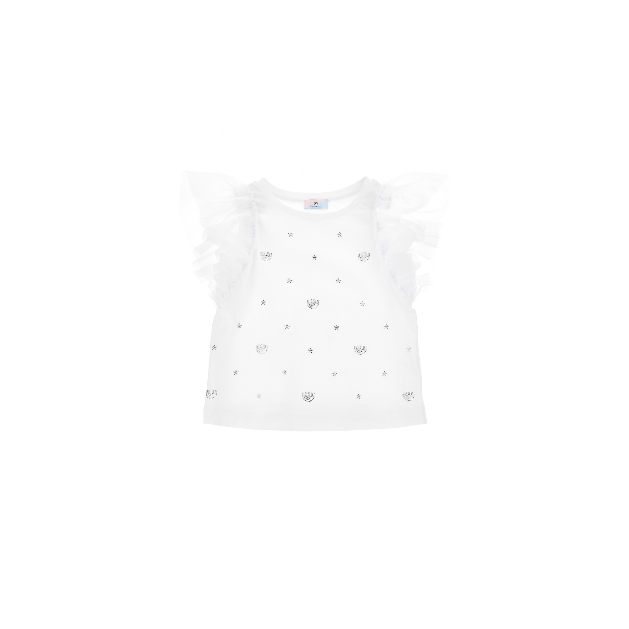 CHIARA FERRAGNI T-shirt bianca bambina
