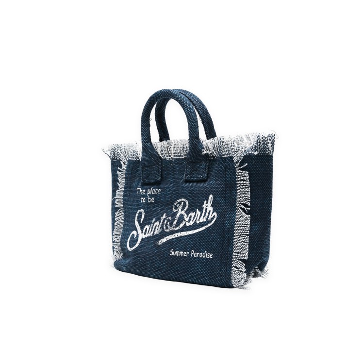 SAINT BARTH Borsa Vanity mini blu navy bambina