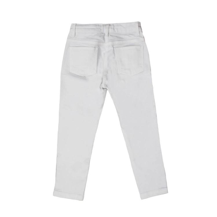 TWIN-SET Pantalone bianco nero bambina