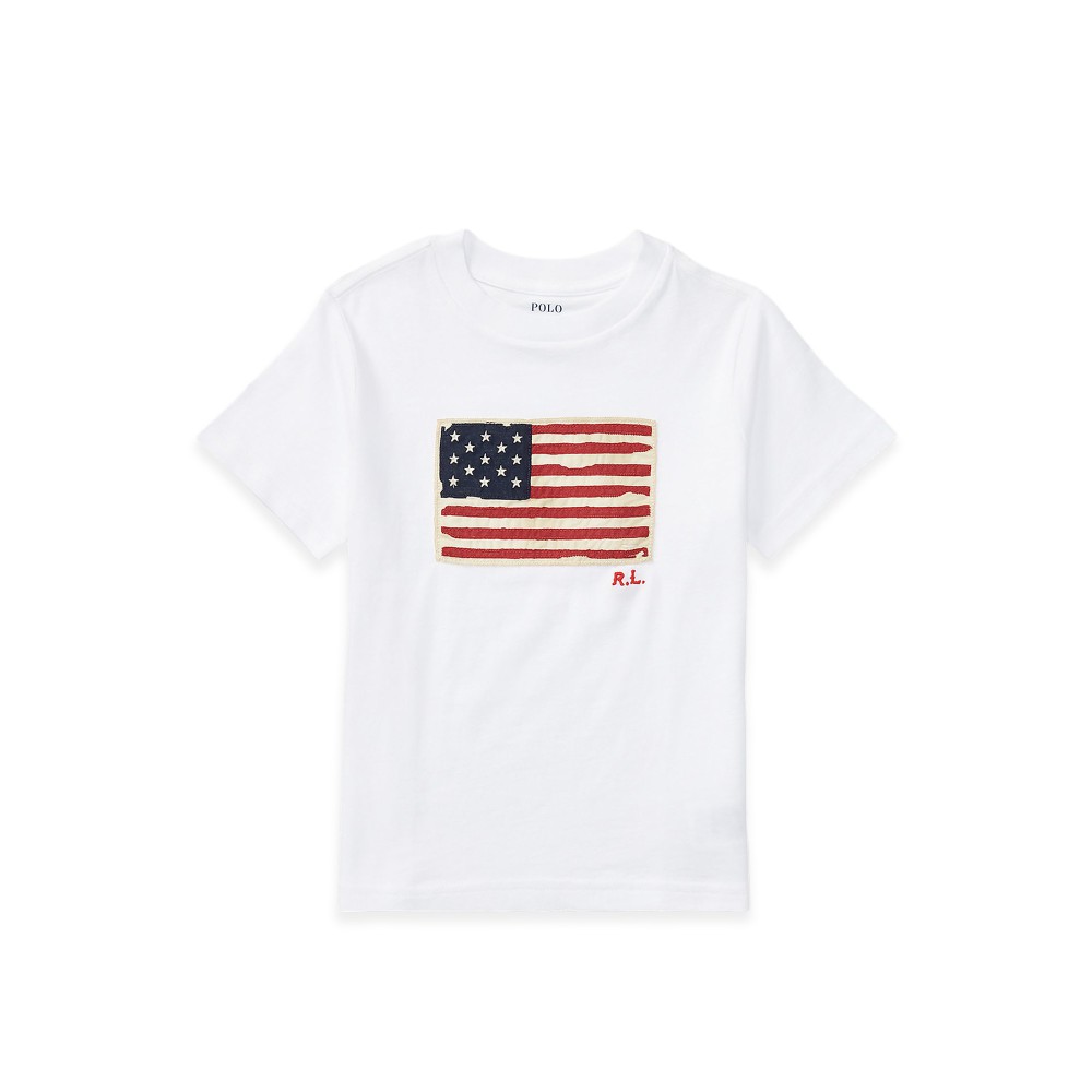 RALPH LAUREN T-shirt bianca...