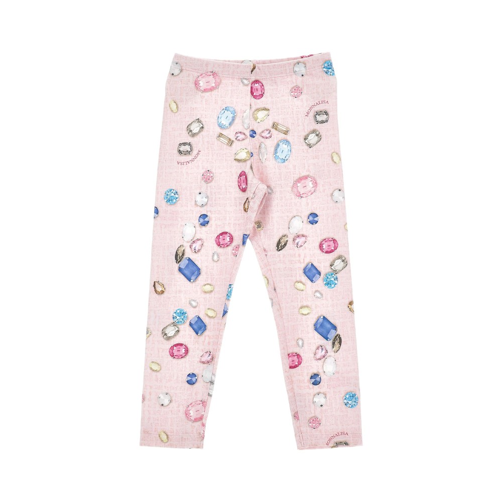 MONNALISA Leggings rosa con...