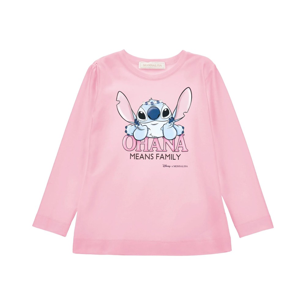 MONNALISA T-shirt rosa a...