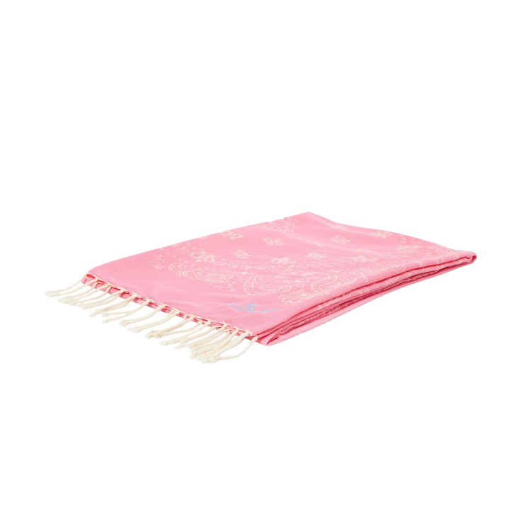SAINT BARTH Telo mare rosa paisley bambini
