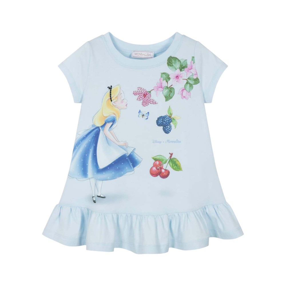 MONNALISA T-shirt celeste...