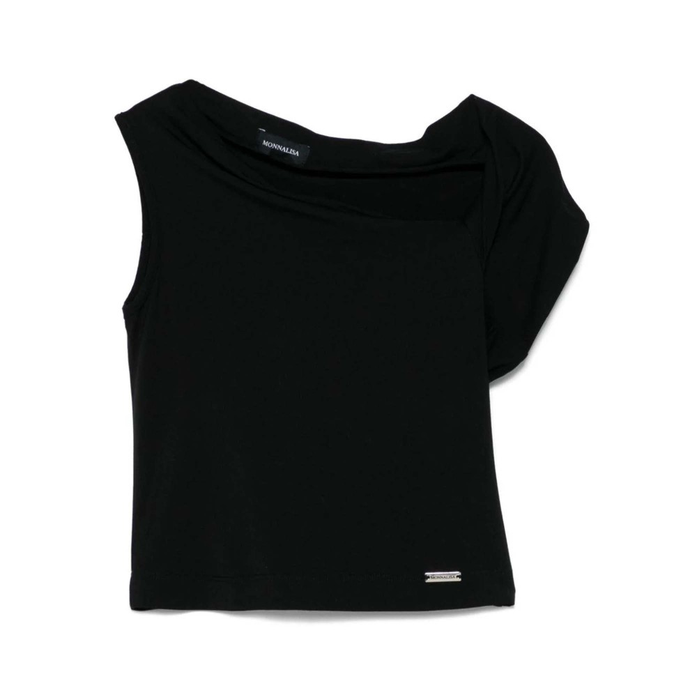 MONNALISA T-shirt nera...