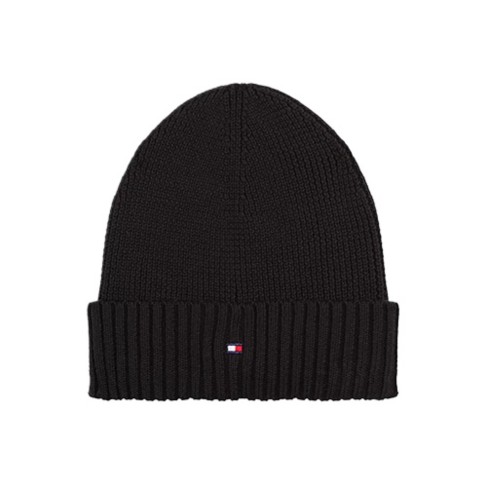 TOMMY HILFIGER Berretto nero con logo bambini
