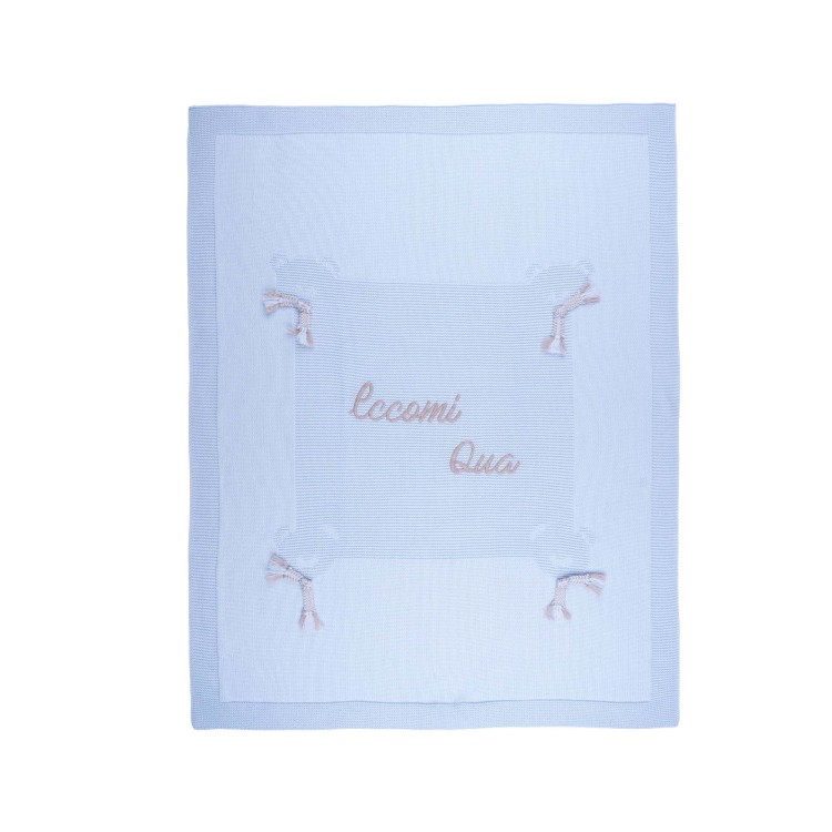 MARLU' Copertina celeste con scritta neonato