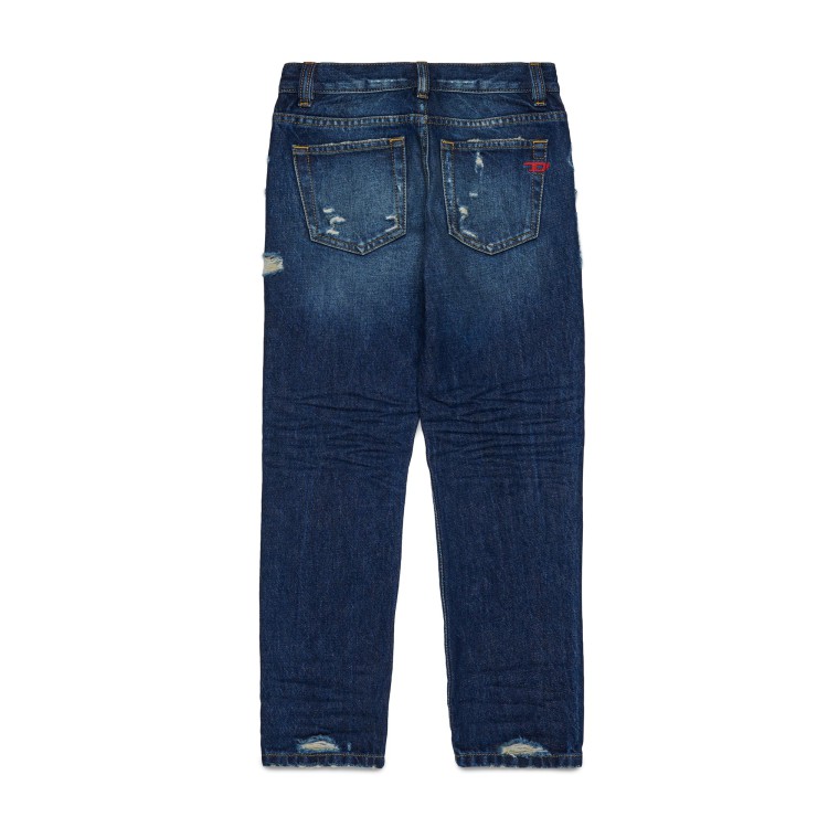 DIESEL Jeans D-Viker-J blu con strappi bambini