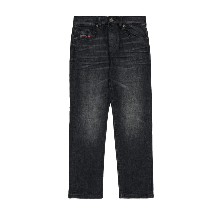 DIESEL Jeans D-Viker-J neri slavati bambini