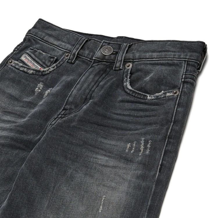 DIESEL Jeans neri 1978-J a zampa bambina