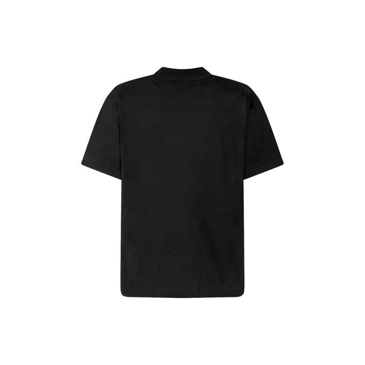 DSQUARED T-shirt nera con logo ICON bambini