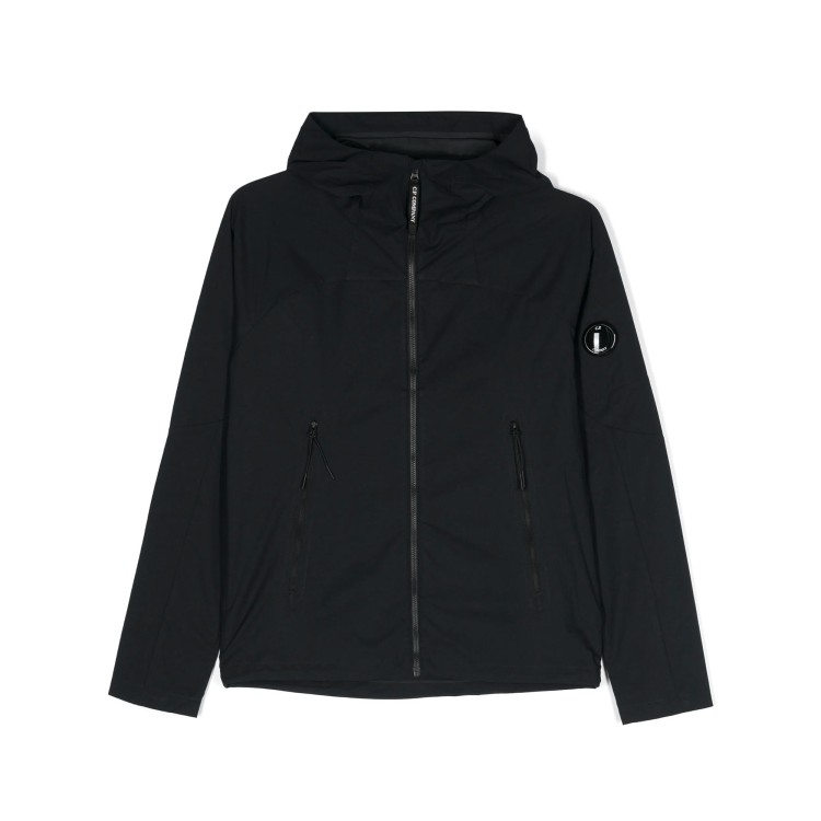 C.P. COMPANY Giubbino nero con cappuccio bambino