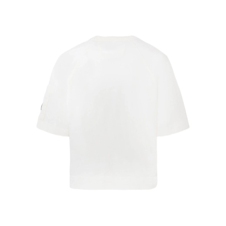 C.P. COMPANY Maxi t-shirt bianca Lens bambini