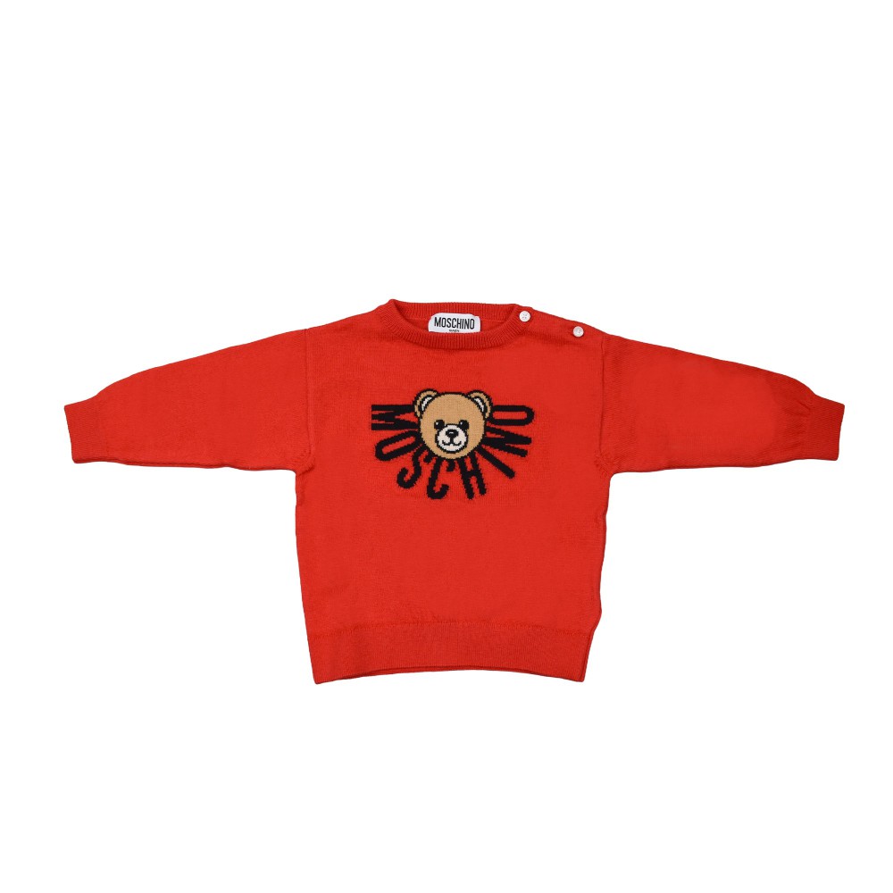 MOSCHINO Maglione rosso con...