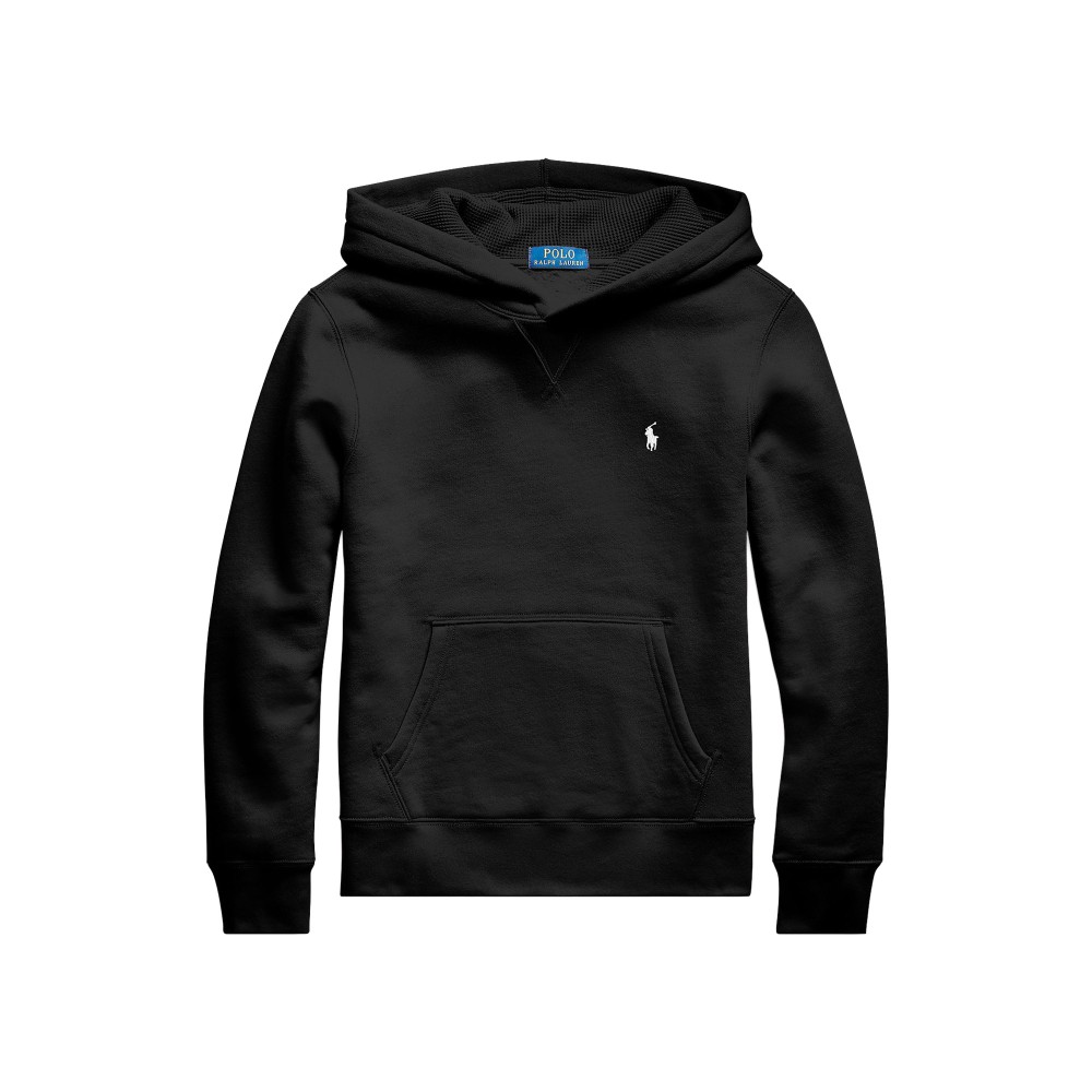 RALPH LAUREN Felpa nera con...