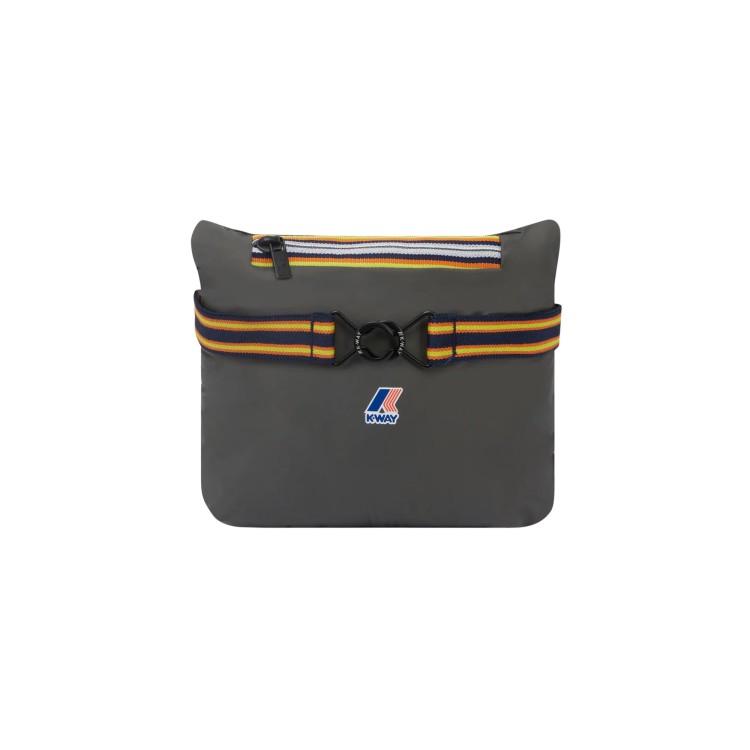 K-WAY Giacca verde pieghevole calda bambini