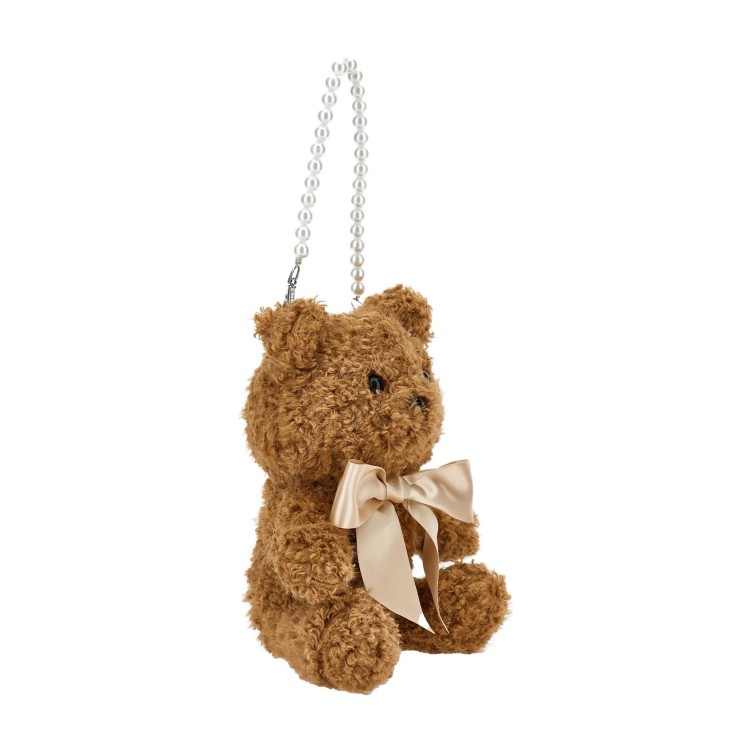 MONNALISA Borsa Teddy Bear con perline bambina