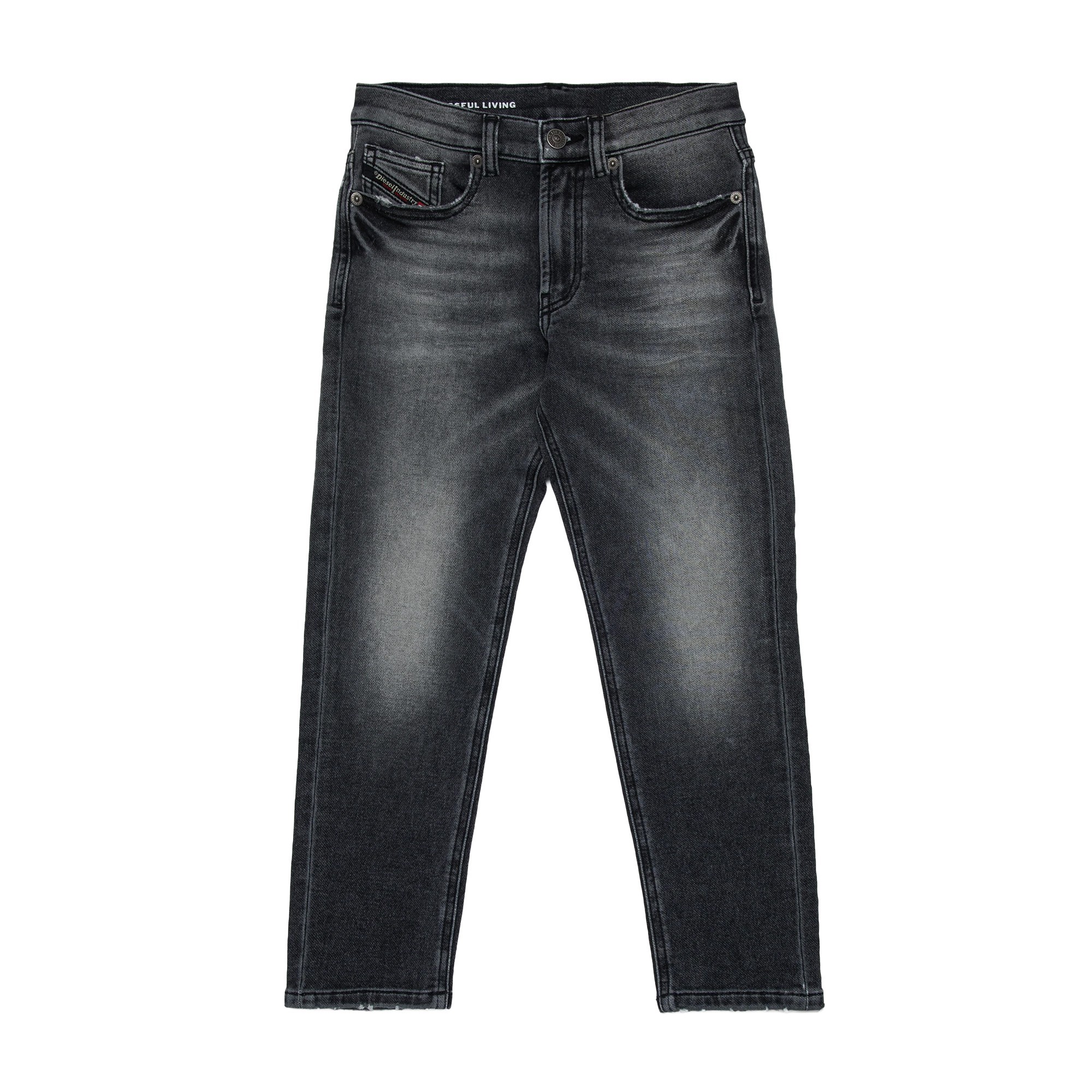 DIESEL Jeans D-Lucas neri slavati bambino