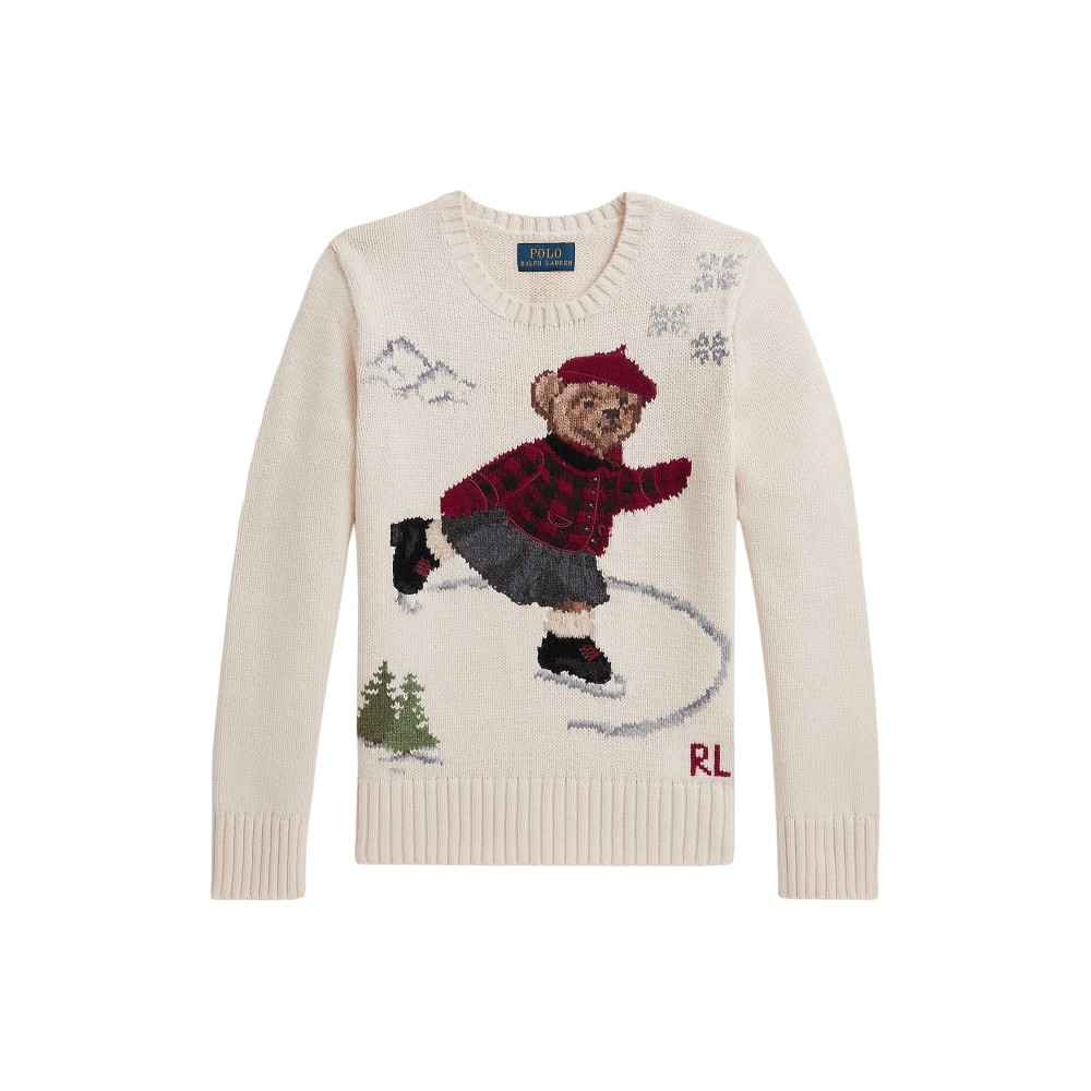 RALPH LAUREN Maglia crema...