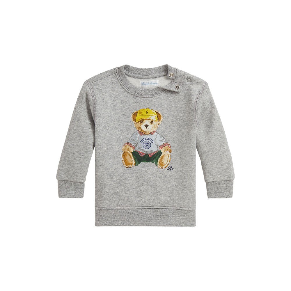 RALPH LAUREN Felpa grigia...