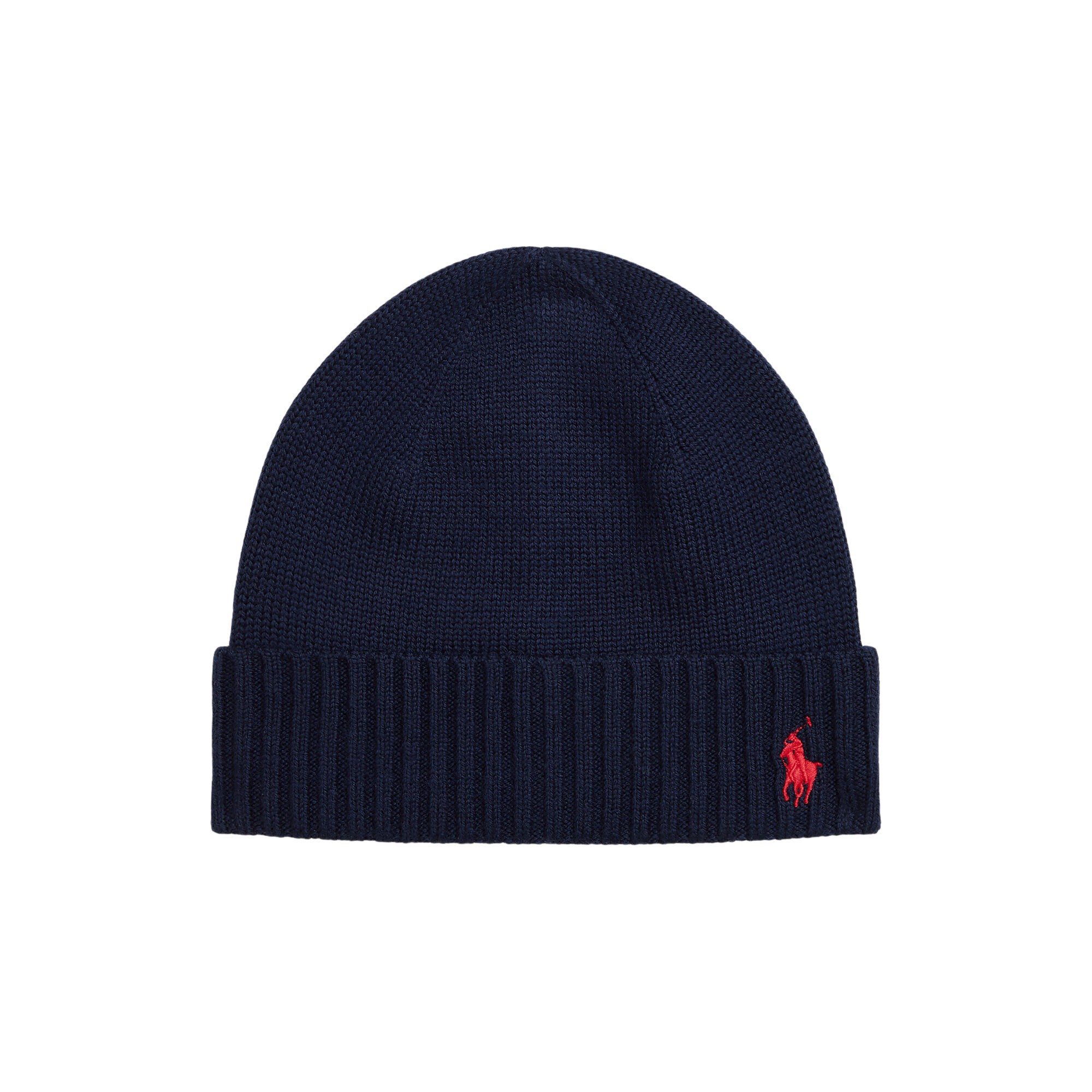 RALPH LAUREN Cappello navy in lana bambini