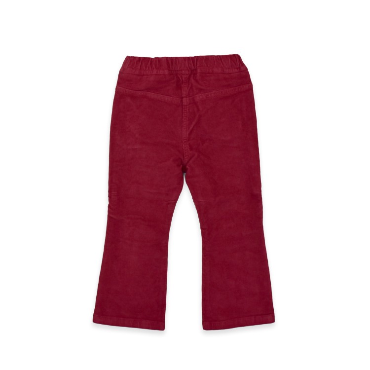 IL GUFO Pantaloni ribes a costine bambina