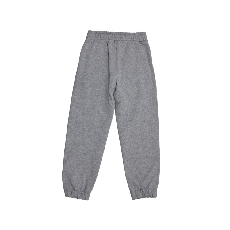BARROW Pantaloni grigi in felpa con logo bambini