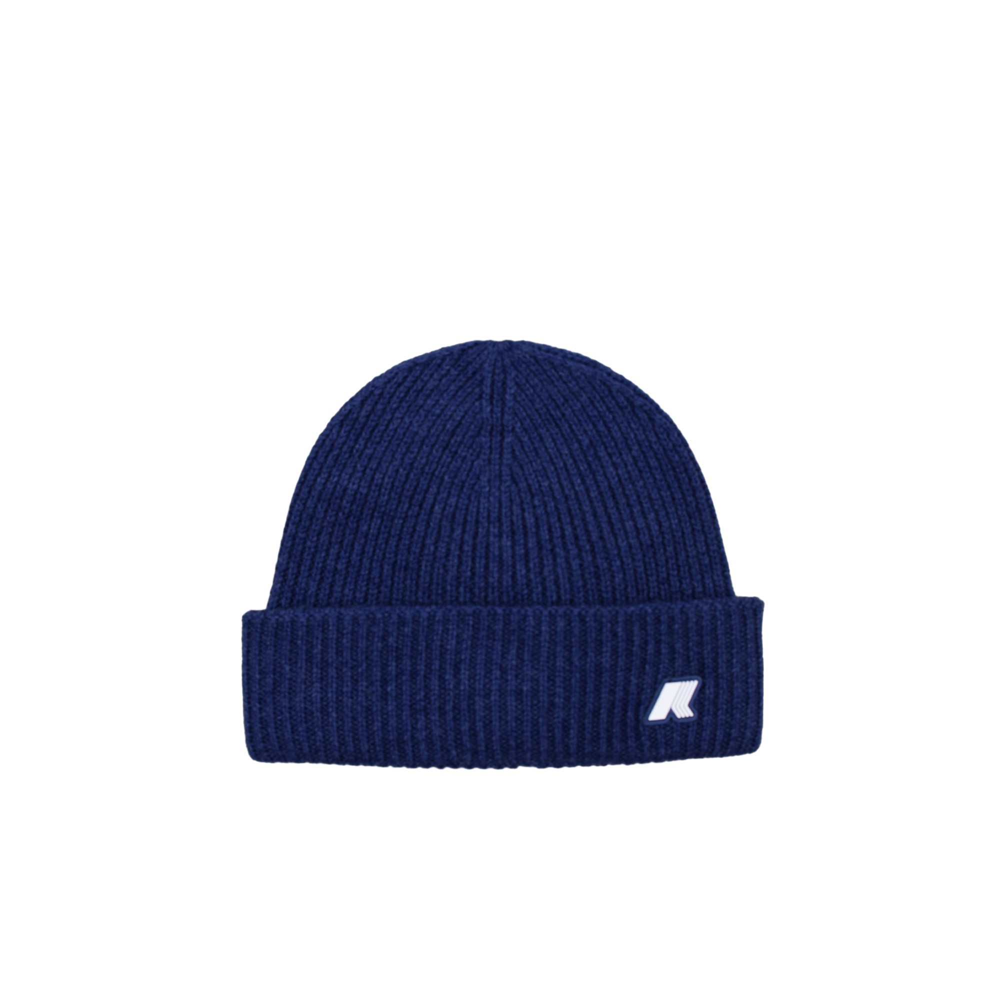 K-WAY Berretto blu con risvolto neonato