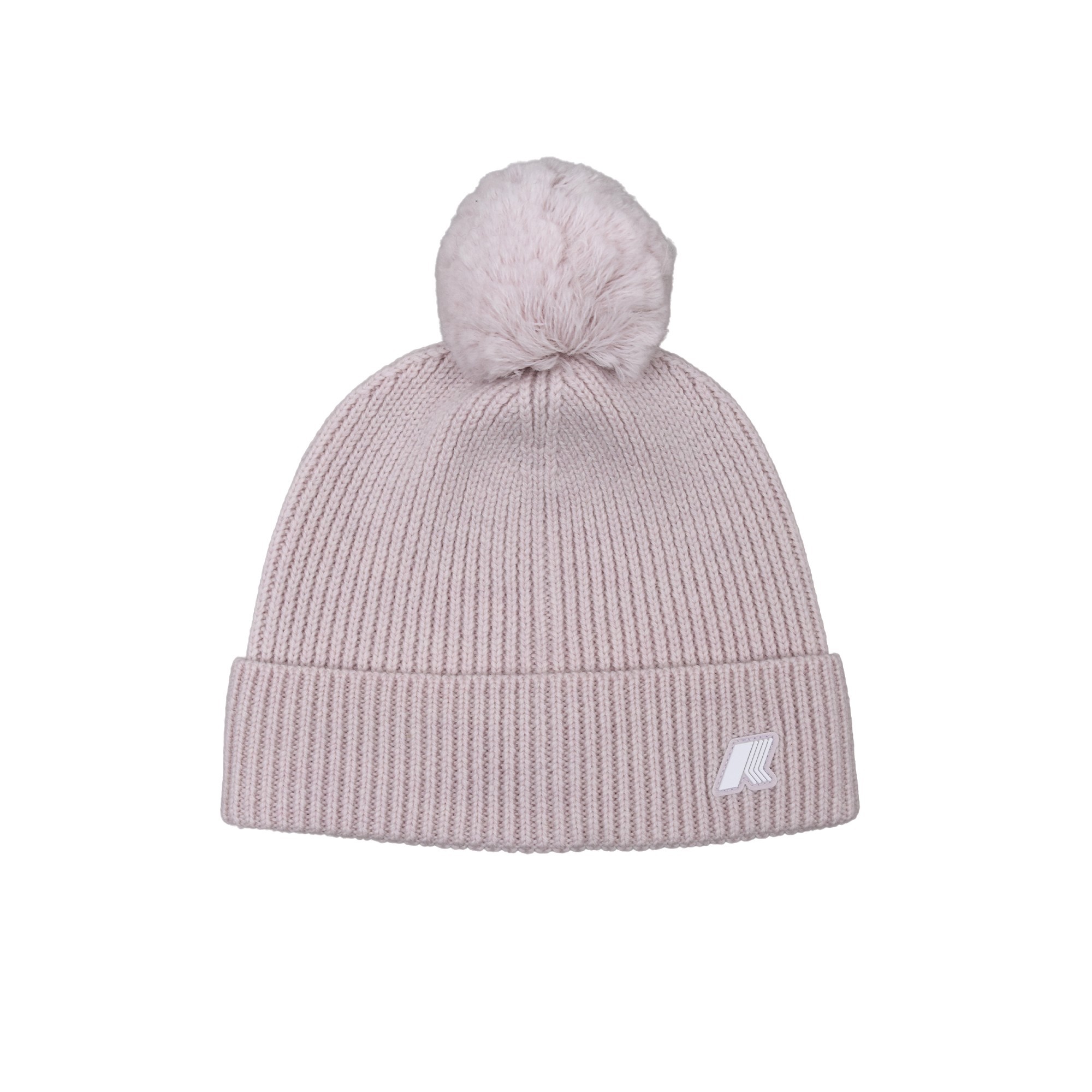 K-WAY Berretto rosa con pom pom bambina