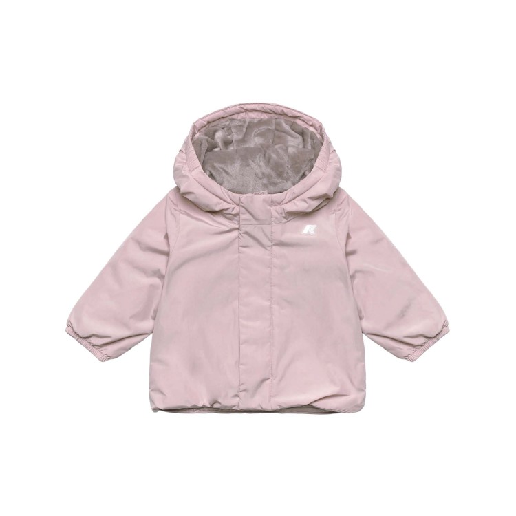 K-WAY Giacca rosa imbottita neonata