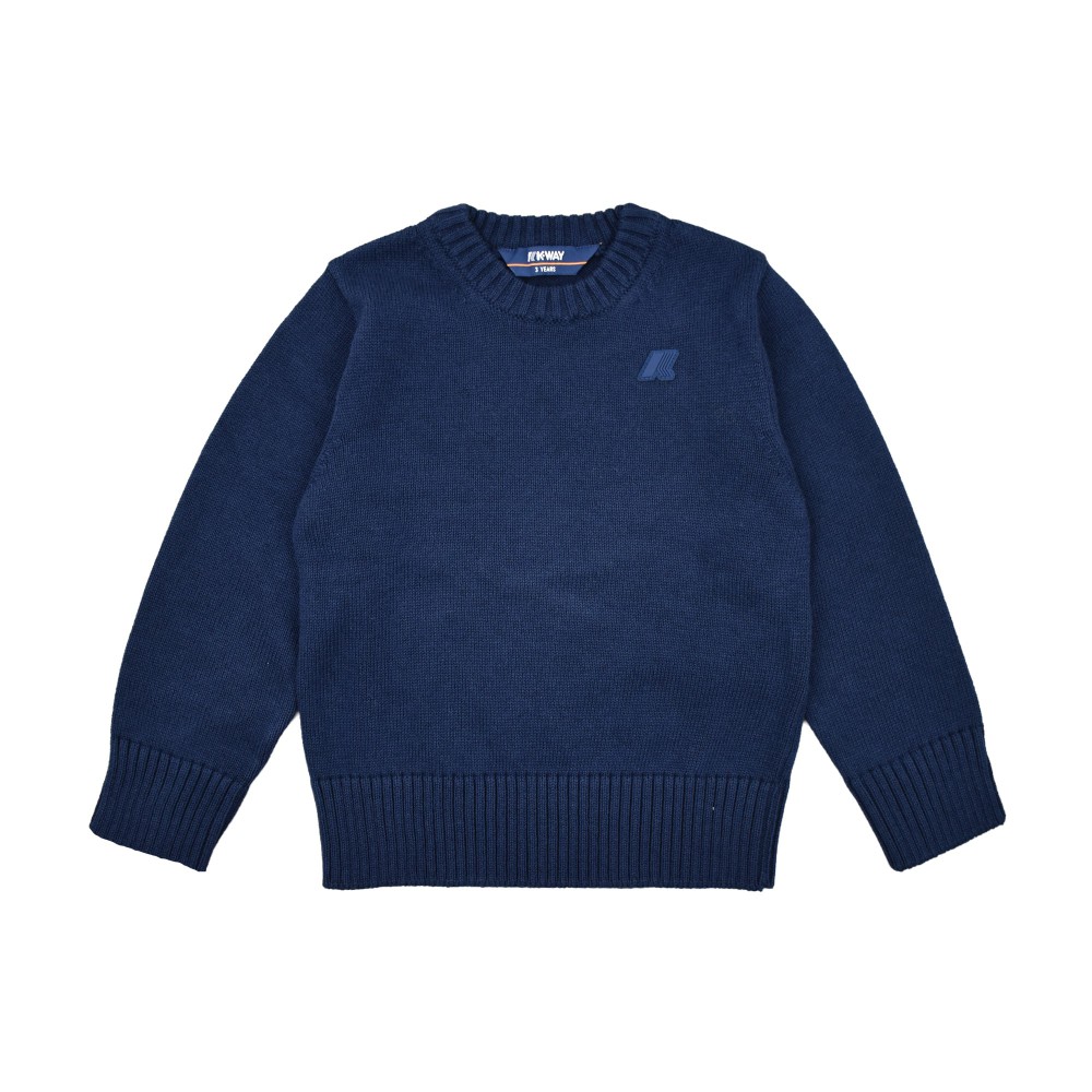K-WAY Pullover navy cotton...