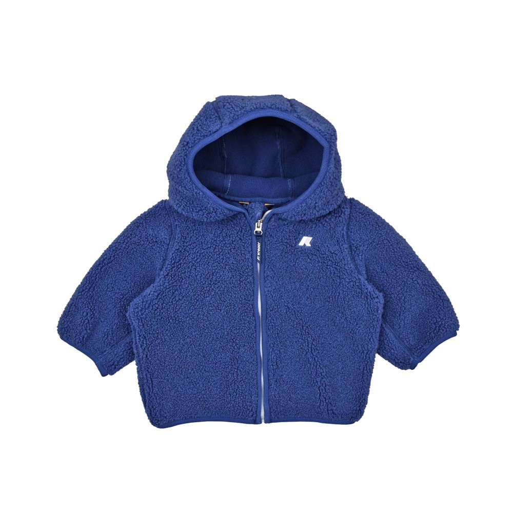 K-WAY Giacca blu teddy neonati
