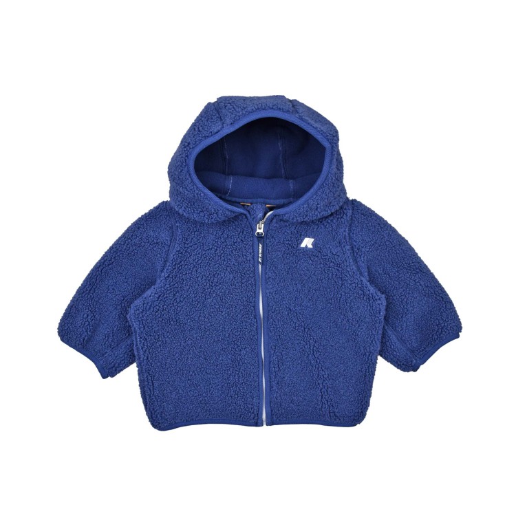 K-WAY Giacca blu teddy neonati